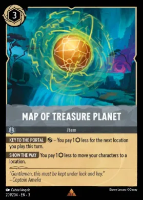 Map of Treasure Planet (3INK 201) Into the Inklands
