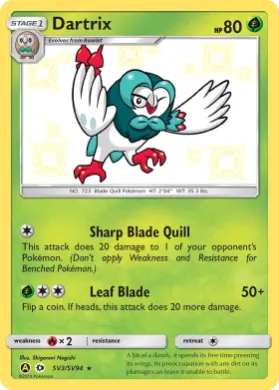 Dartrix (HIF SV3) Hidden Fates