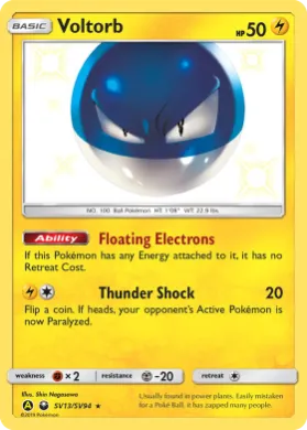 Voltorb (HIF SV13) Hidden Fates