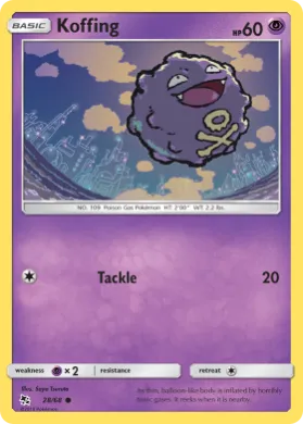 Koffing (HIF 28) Hidden Fates