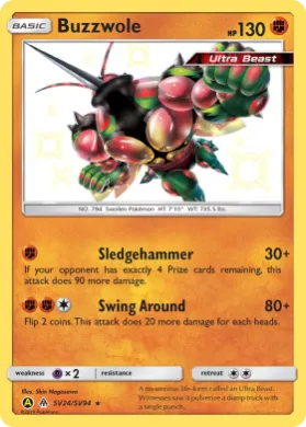 Buzzwole (HIF SV24) Hidden Fates