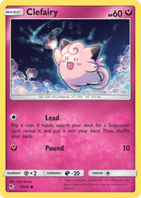 Clefairy (HIF 38) Hidden Fates