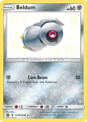 Beldum (HIF SV30) Hidden Fates