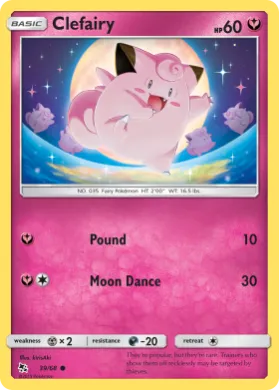 Clefairy (HIF 39) Hidden Fates