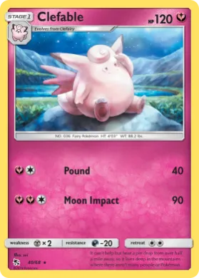 Clefable (HIF 40) Hidden Fates