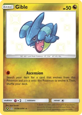 Gible (HIF SV38) Hidden Fates