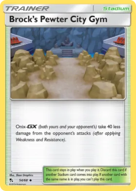 Brock's Pewter City Gym (HIF 54) Hidden Fates