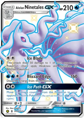 Alolan Ninetales-GX (HIF SV53) Hidden Fates