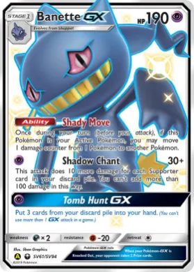 Banette-GX (HIF SV61) Hidden Fates