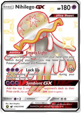 Nihilego-GX (HIF SV62) Hidden Fates