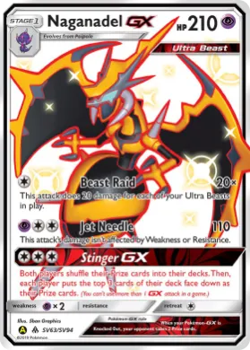 Naganadel-GX (HIF SV63) Hidden Fates