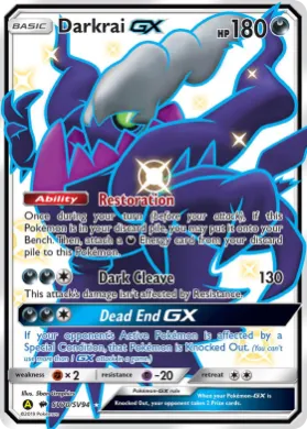 Darkrai-GX (HIF SV70) Hidden Fates