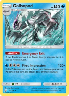 Golisopod (UNM 51) Unified Minds
