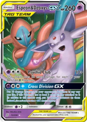 Espeon & Deoxys-GX (UNM 72) Unified Minds