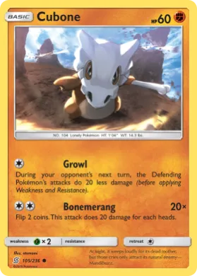 Cubone (UNM 105) Unified Minds