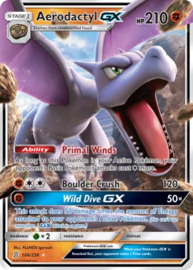 Aerodactyl-GX (UNM 106) Unified Minds