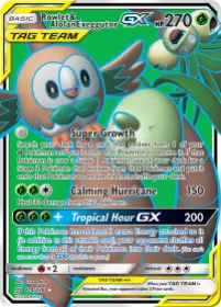 Rowlet & Alolan Exeggutor-GX (UNM 214) Unified Minds