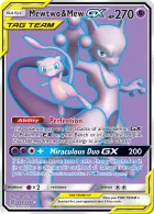 Mewtwo & Mew-GX (UNM 222) Unified Minds