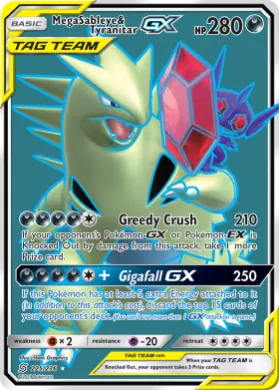 Mega Sableye & Tyranitar-GX (UNM 225) Unified Minds