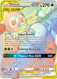 Rowlet & Alolan Exeggutor-GX (UNM 237) Unified Minds