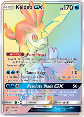 Keldeo-GX (UNM 240) Unified Minds