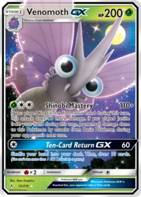 Venomoth-GX (UNB 12) Unbroken Bonds