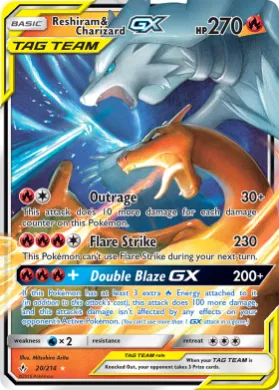 Reshiram & Charizard-GX (UNB 20) Unbroken Bonds