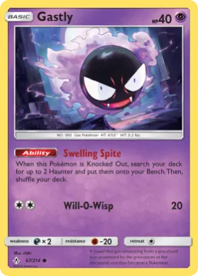 Gastly (UNB 67) Unbroken Bonds