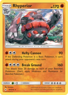 Rhyperior (UNB 95) Unbroken Bonds