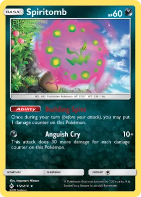 Spiritomb (UNB 112) Unbroken Bonds