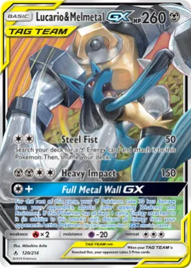 Lucario & Melmetal-GX (UNB 120) Unbroken Bonds