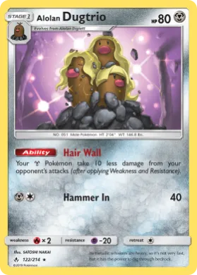 Alolan Dugtrio (UNB 122) Unbroken Bonds