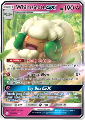 Whimsicott-GX (UNB 140) Unbroken Bonds