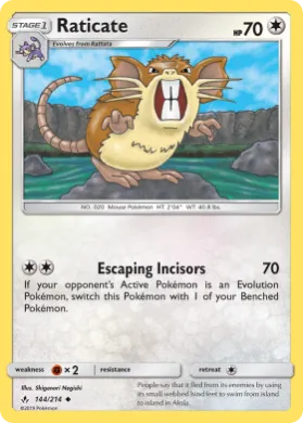 Raticate (UNB 144) Unbroken Bonds