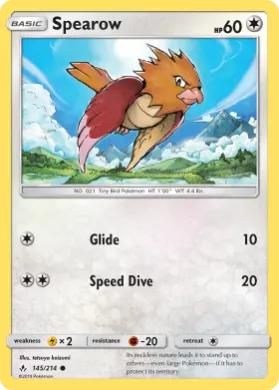 Spearow (UNB 145) Unbroken Bonds