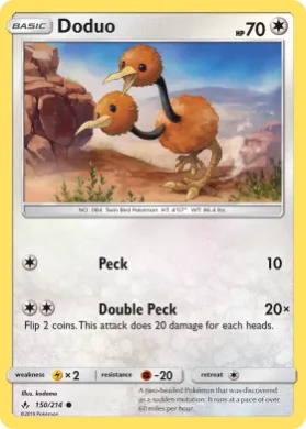 Doduo (UNB 150) Unbroken Bonds