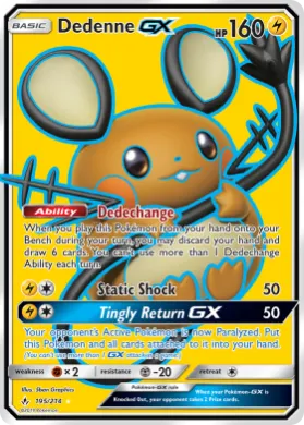 Dedenne-GX (UNB 195) Unbroken Bonds