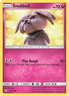 Snubbull (DET 15) Detective Pikachu