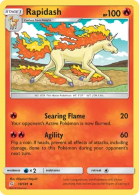 Rapidash (TEU 18) Team Up