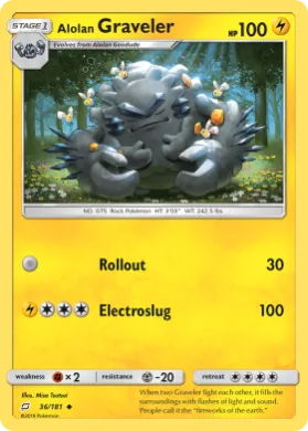 Alolan Graveler (TEU 36) Team Up