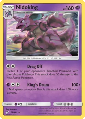 Nidoking (TEU 59) Team Up