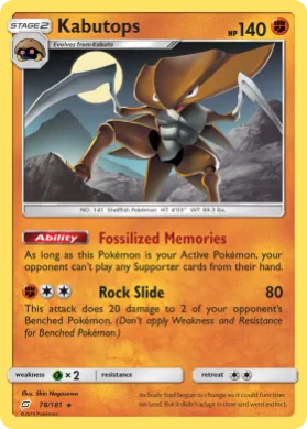 Kabutops (TEU 78) Team Up