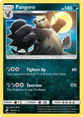 Pangoro (TEU 94) Team Up