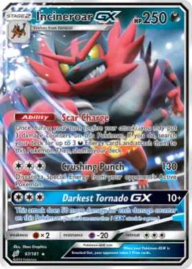 Incineroar-GX (TEU 97) Team Up