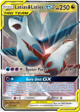 Latias & Latios-GX (TEU 113) Team Up