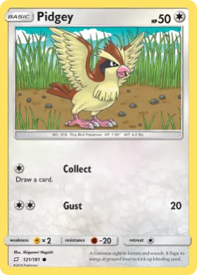 Pidgey (TEU 121) Team Up