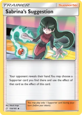 Sabrina's Suggestion (TEU 154) Team Up