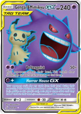 Gengar & Mimikyu-GX (TEU 164) Team Up