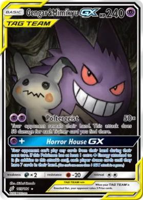 Gengar & Mimikyu-GX (TEU 165) Team Up