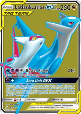 Latias & Latios-GX (TEU 169) Team Up